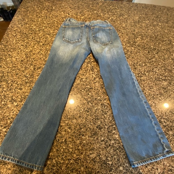 🔆3/$25🔆 Gap Kids Classic Bootcut Blue Jeans Adjustable Waist Size 10 - Picture 2 of 6